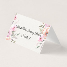 Tarjeta Números de mesa de Pétalos Pastel Preciosos