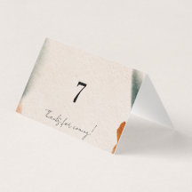 Números de mesa editables para Baby Shower | Estil