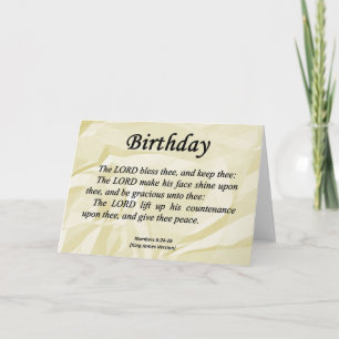 Tarjeta Números del cumpleaños 6-24