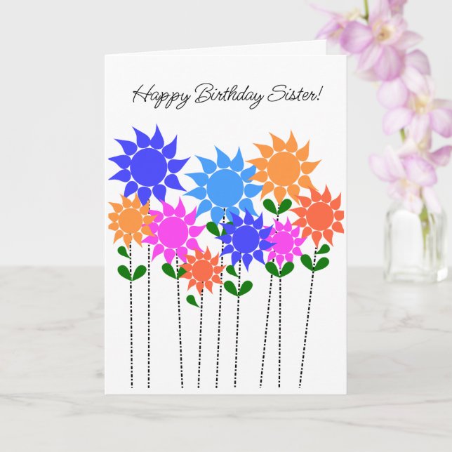 Tarjeta Nun Birthday Floral Card (Orquídea)