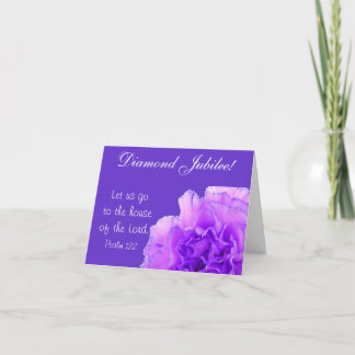 Tarjeta Nun Diamond Jubilee Purple Card