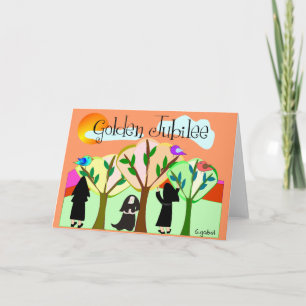 Tarjeta Nun Golden Jubilee Gifts
