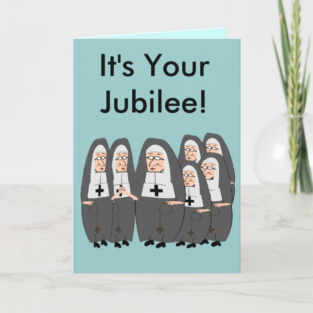 Tarjeta Nun Jubilee Cards (Anverso)