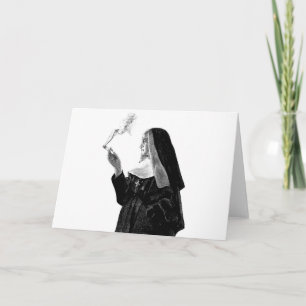 Tarjeta Nuna para fumar traviesa