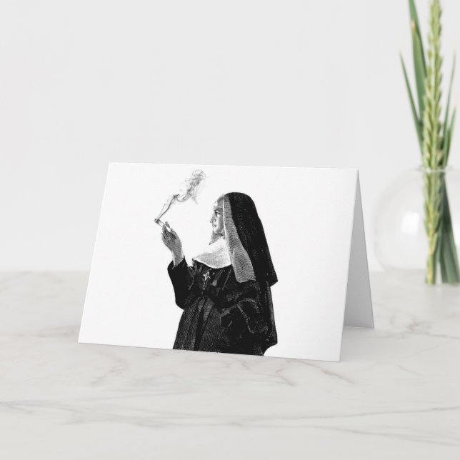 Tarjeta Nuna para fumar traviesa (Anverso)