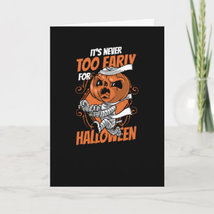 Tarjeta Nunca antes para Halloween