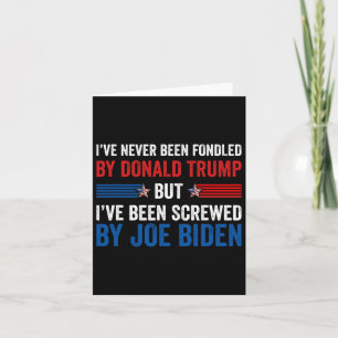 Tarjeta Nunca Fue Fondeado Por Donald Trump Pero Joe Biden