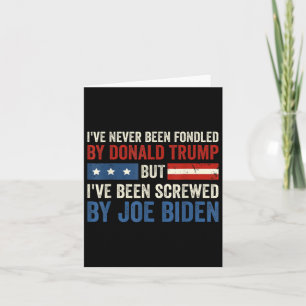 Tarjeta Nunca Fue Fondeado Por Donald Trump Pero Joe Biden