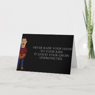 Tarjeta Nunca Levantes Las Manos
