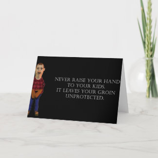 Tarjeta Nunca Levantes Las Manos