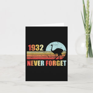 Tarjeta Nunca Olvides 1932 Gran Guerra De La Uem Graciosa 