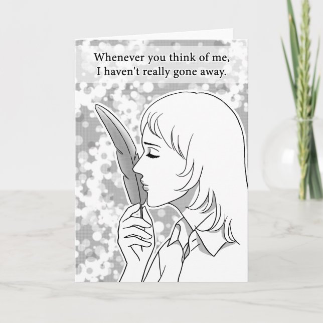 Tarjeta Nunca realmente se fue (Anverso)