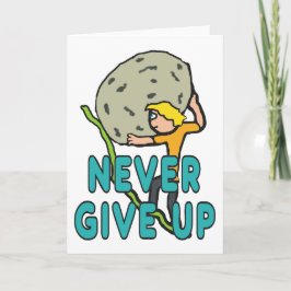 Tarjeta Nunca rendirse