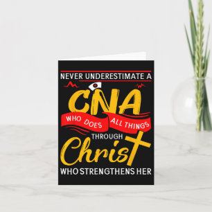 Tarjeta Nunca Subestimes A Un Cna Que Hace Todas Las Cosas