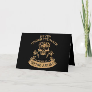 Tarjeta Nunca Subestimes El Regalo Para Tattoo Lover