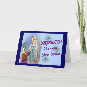 Tarjeta Nuns Silver Jubilee Gifts and Cards
