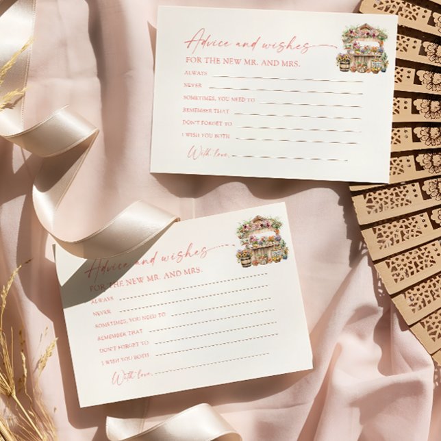 Tarjeta Nupcial de Consejos y Deseos Fresh Off The (Subido por el creador)