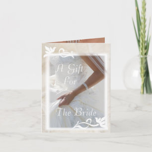 Tarjeta nupcial de encargo de la ducha/de regalo