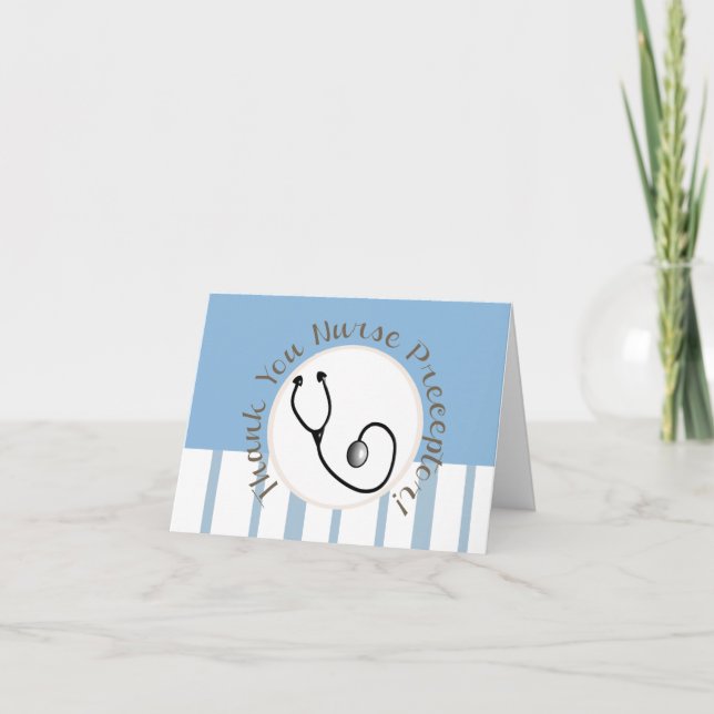 Tarjeta Nurse Preceptor Thank You Card ll (Anverso)