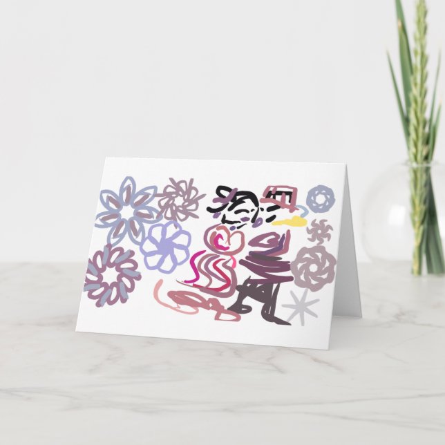 Tarjeta Nutcracker and Ballet winter  (Anverso)