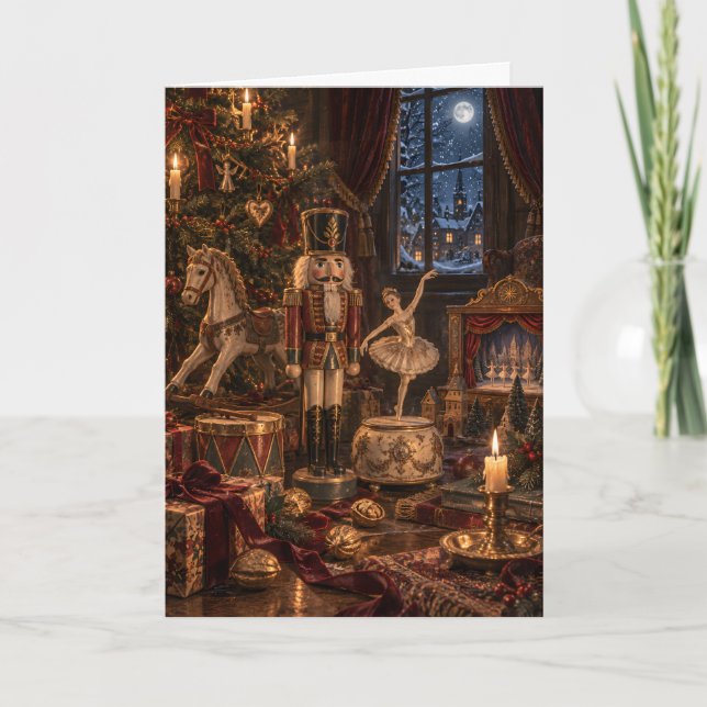 Tarjeta Nutcracker Christmas Card (Anverso)