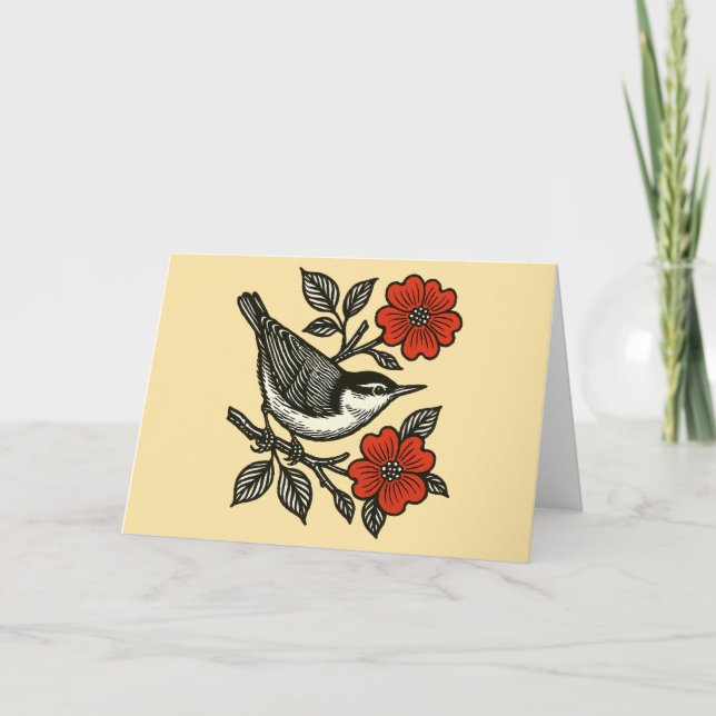 Tarjeta Nuthatch (Anverso)