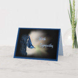 Tarjeta Nuthatch Bird Sympathy o cualquier ocasión