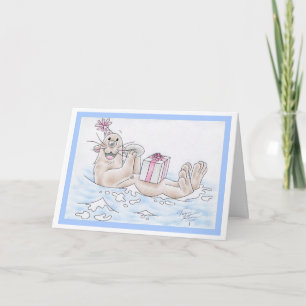 Tarjeta Nutria de mar del cumpleaños