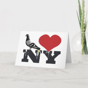 Tarjeta NY Pigeon