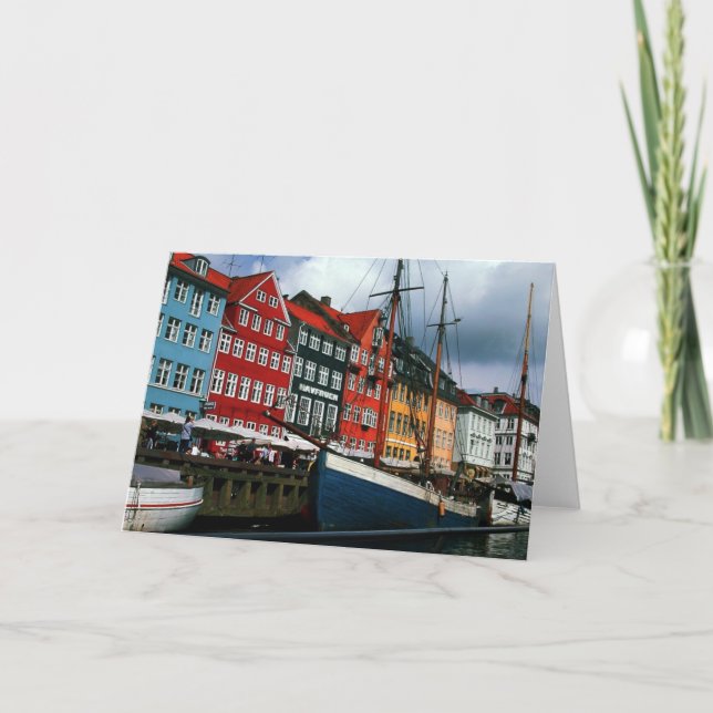 Tarjeta Nyhavn Copenhagen Photo Colette (Anverso)