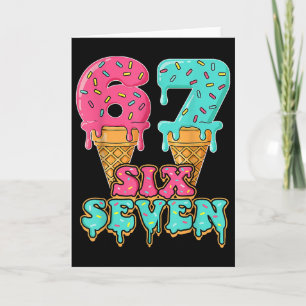 Tarjeta O 67 cumpleaños
