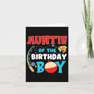 Tarjeta O Aliado De Pescado Un Aniversario De La Tía Del N