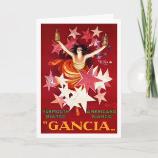 Tarjeta o invitación de Cappiello: Vermú de