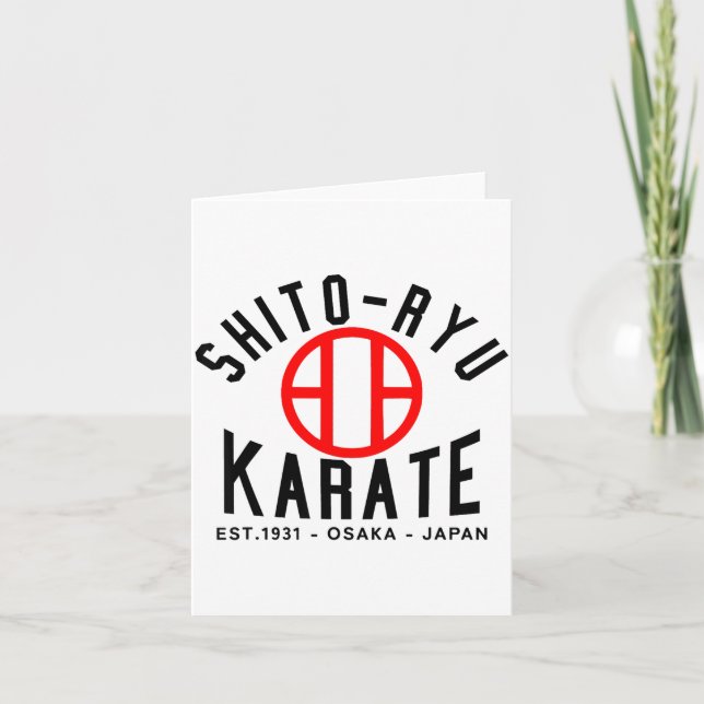 Tarjeta O-ryu Karate Japan Martial Arts  (Anverso)
