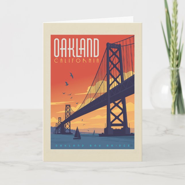 Tarjeta Oakland, California (Anverso)