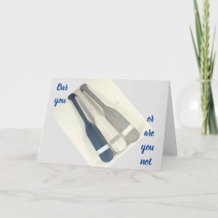 TARJETA *OAR* ¿TÚ O NO TIENES UN CUMPLEAÑOS?