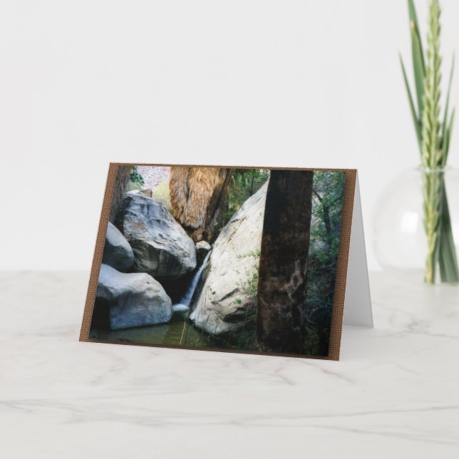 Tarjeta Oasis del desierto (Anverso)