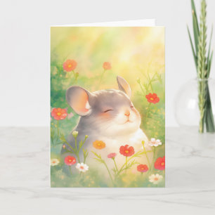 Tarjeta Oasis Floral de Chinchilla