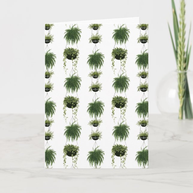 Tarjeta Oasis interior | Cestas colgantes (Anverso)