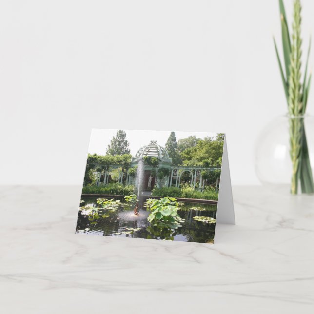 Tarjeta Oasis Notecard del jardín (Anverso)