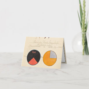 Tarjeta Oats, 1920 por Hilma af Klint