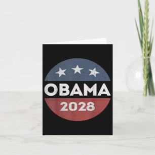 Tarjeta Obama 2028 Camisa A Obama Por El Presidente
