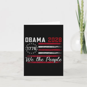 Tarjeta Obama 2028 Camisa A Obama Por El Presidente