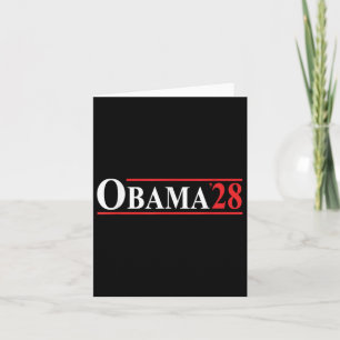 Tarjeta Obama 28 Retro Vintage
