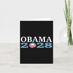 Tarjeta Obama Camisa 2028 A Presidente Obama 2028