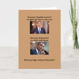 Tarjeta Obama en éxito