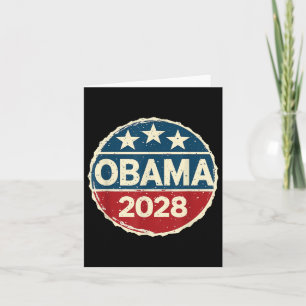 Tarjeta Obama Para El Presidente 2028 Obama 2028