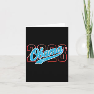 Tarjeta Obama por el presidente 2028 Obama 2028 Patriótico