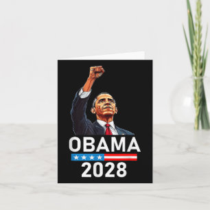 Tarjeta Obama Por El Presidente Obama 2028