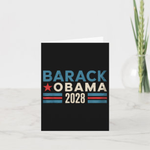 Tarjeta Obama vintage presidente 2028 Obama _30